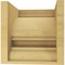 Ekena Millwork 9"W x 9"D x 9"H Wide Diane Rough Cedar Woodgrain TimberThane Corbel, Primed Tan CORUR09X09X09DIARCPR - alternate 5